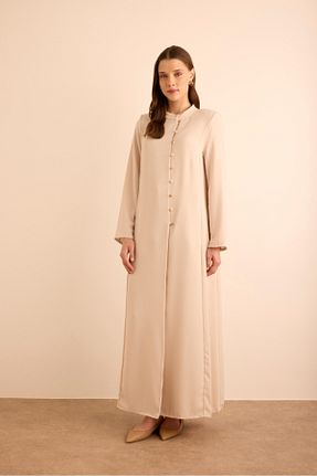 کلاه و ابایا بژ زنانه پلی استر Aker - کد 942967698