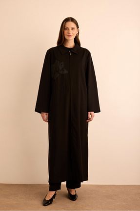 کلاه و ابایا مشکی زنانه مخلوط پلی استر Aker - کد 942967702