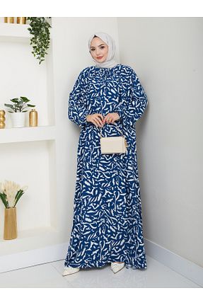 لباس حجاب آبی زنانه رگولار Nevayla Moda - کد 943019917