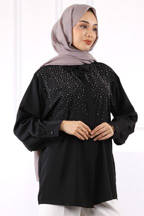 پیراهن حجاب مشکی زنانه رگولار İmajButik - کد 943110651