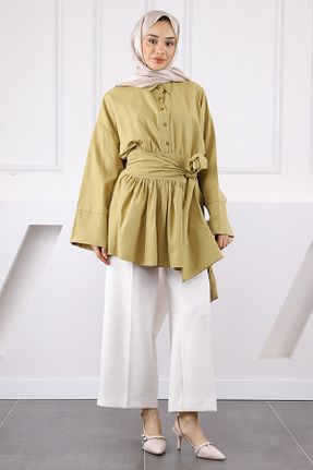 تونیک حجاب سبز زنانه ویسکون İmajButik - کد 943110949