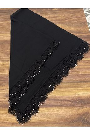 روسری مشکی پنبه ای Muensu - کد 943255133