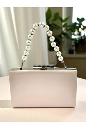 کیف مجلسی بژ زنانه چرم مصنوعی Biçanta - کد 943487351