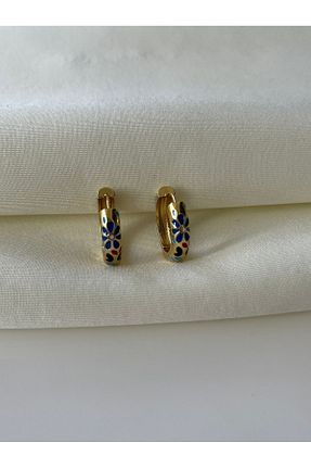 گوشواره جواهر بژ فلزی Nilsu Jewellery Accessory - کد 943524048
