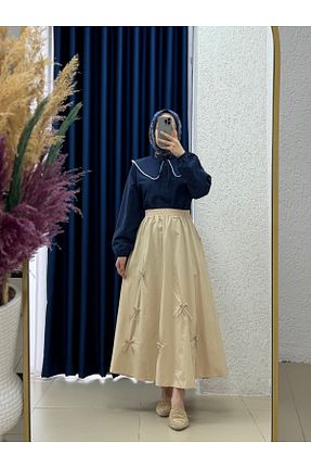 دامن حجاب رنگی زنانه رگولار Mihra - کد 943525117