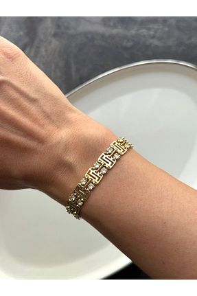 دستبند استیل (فولاد) زرد استیل (فولاد) Nera Accessories - کد 943572836
