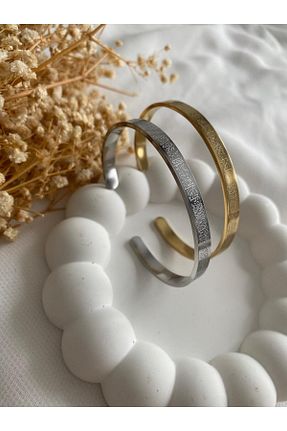 دستبند استیل (فولاد) متالیک زنانه استیل ضد زنگ saren aksesuar & takı - کد 943657529