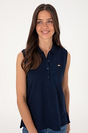 پولوشرت سرمه ای زنانه پلی استر U.S. Polo Assn. - کد 943666758