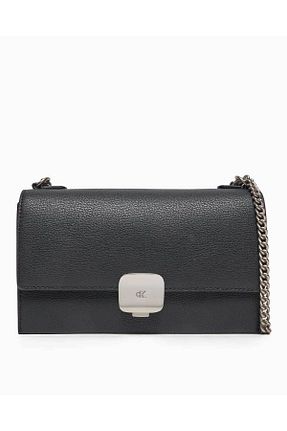 کیف دوشی مشکی زنانه چرم مصنوعی Calvin Klein - کد 865421743
