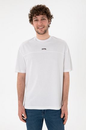 تیشرت سفید مردانه رگولار U.S. Polo Assn. - کد 943687069