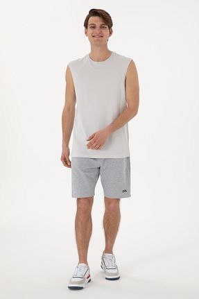 شلوارک و برمودا طوسی مردانه Straight U.S. Polo Assn. - کد 943686983