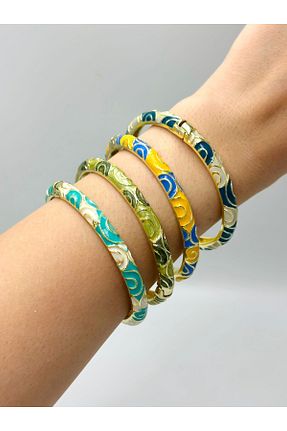 دستبند استیل (فولاد) فیروزه ای زنانه استیل (فولاد) MyladyAccessoriess - کد 944271860