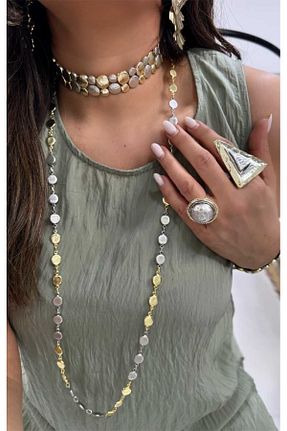 گردنبند جواهر رنگی زنانه فلزی BYP Atelier - کد 943774998