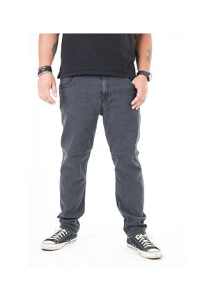 شلوار سایز بزرگ طوسی مردانه پلی استر Denim - کد 943825947