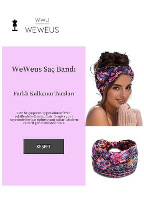 تاج رنگی زنانه Weweus - کد 943965932