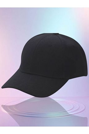 کلاه مشکی زنانه پنبه ای Ems - کد 944007030
