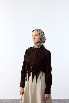 روسری رنگی پنبه پلی استر MİRSOY SCARF - کد 901359931