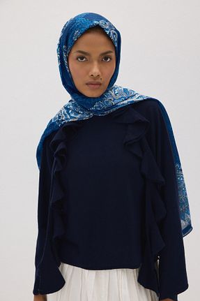 شال رنگی زنانه پنبه ای MİRSOY SCARF - کد 917287603