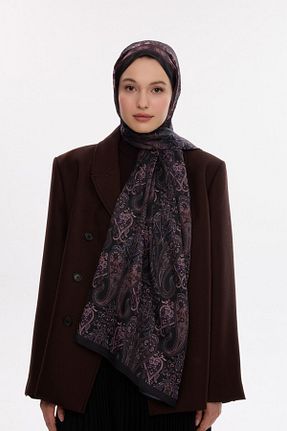 شال زرشکی زنانه پنبه پلی استر MİRSOY SCARF - کد 895613654