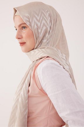 شال بژ زنانه MİRSOY SCARF - کد 846384572
