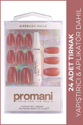 ناخن مصنوعی و اکسسوری طوسی Promani - کد 32433457