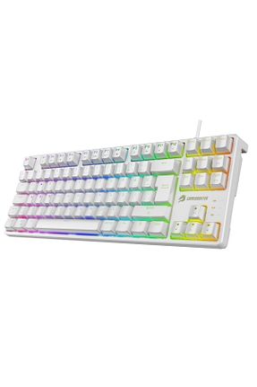 کیبورد گیمر سفید Gamebooster - کد 942392025