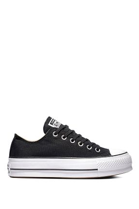 کفش اسنیکر مشکی زنانه بند دار Converse - کد 5853216