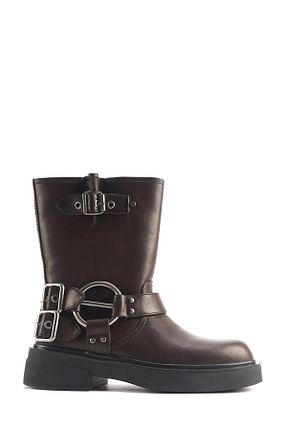 چکمه قهوه ای زنانه چرم مصنوعی Nine West - کد 869126204