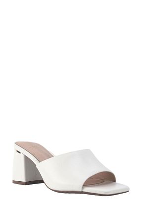 دمپائی سفید زنانه چرم مصنوعی Nine West - کد 807666329