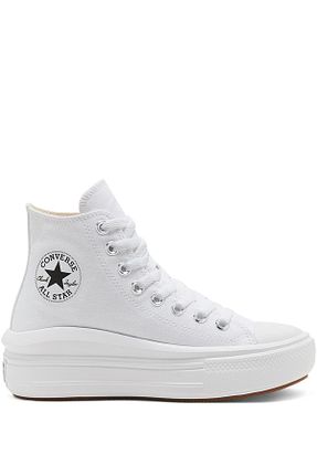 کفش اسنیکر خاکی زنانه بند دار Converse - کد 86965548