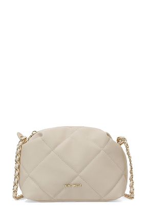 کیف دوشی بژ زنانه پارچه ای Nine West - کد 896701794