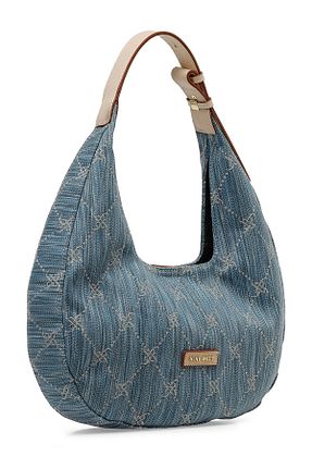 کیف دوشی آبی زنانه پارچه ای Nine West - کد 898190615