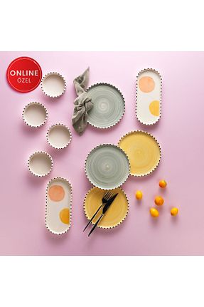 سرویس قهوه خوری رنگی 6 نفره Schafer - کد 376133284