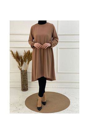 تونیک قهوه ای زنانه بافت VELLICHOR - کد 658605180