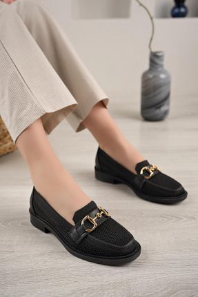 کفش پیاده روی مشکی زنانه پارچه ای Nesil Shoes - کد 836198747