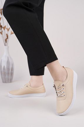 کفش پیاده روی بژ زنانه Nesil Shoes - کد 935538614
