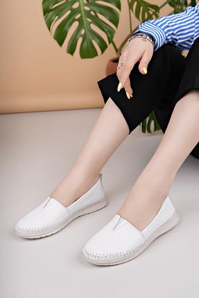 کفش پیاده روی سفید زنانه Nesil Shoes - کد 933876224