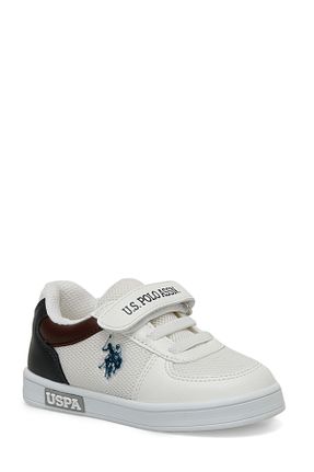 کفش اسنیکر سفید بچه گانه چسبی U.S. Polo Assn. - کد 831580557