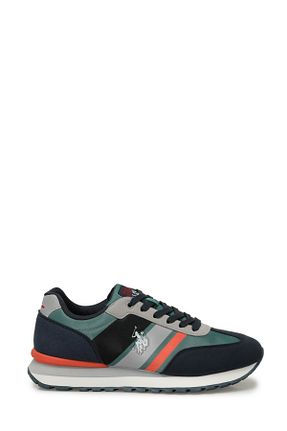 کفش اسنیکر سبز مردانه بند دار U.S. Polo Assn. - کد 826944396