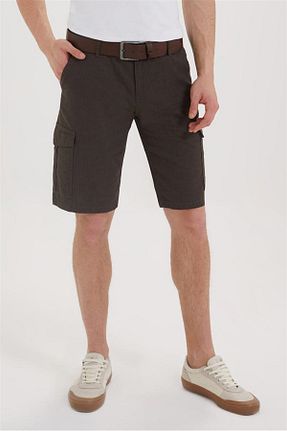 شلوارک و برمودا خاکی مردانه رگولار Lee Cooper - کد 150797938