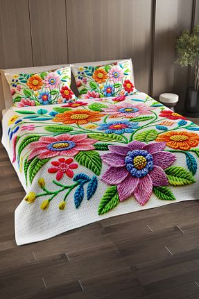 پیکه و ست پیکه دونفره رنگی پنبه ای Monohome - کد 929492388