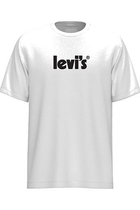 تیشرت سفید مردانه رگولار Levi