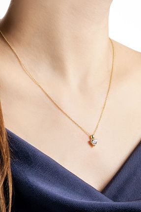 گردنبند نقره زرد زنانه 925 عیار So Chic - کد 743202351