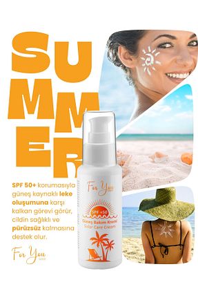 کرم ضد آفتاب صورت SPF 50 + For You Gold - کد 46895933
