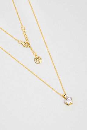 گردنبند نقره زرد زنانه 925 عیار So Chic - کد 785773131