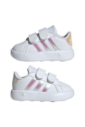 کفش اسنیکر سفید بچه گانه چسبی adidas - کد 798422992