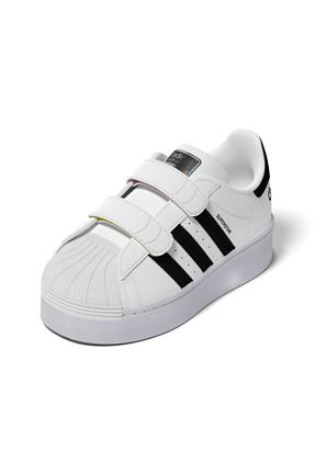 کفش اسنیکر سفید بچه گانه پارچه ای adidas - کد 923481614