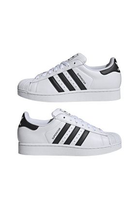 کفش اسنیکر سفید زنانه بند دار adidas - کد 893280050
