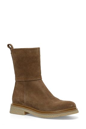 بوت / نیم بوت قهوه ای زنانه چرم مصنوعی Nine West - کد 843609605