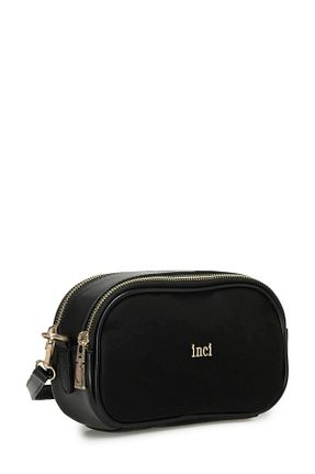 کیف دوشی مشکی زنانه پارچه ای İnci - کد 857292714